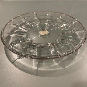 Hartfield Lead Crystal Platter - NEW!